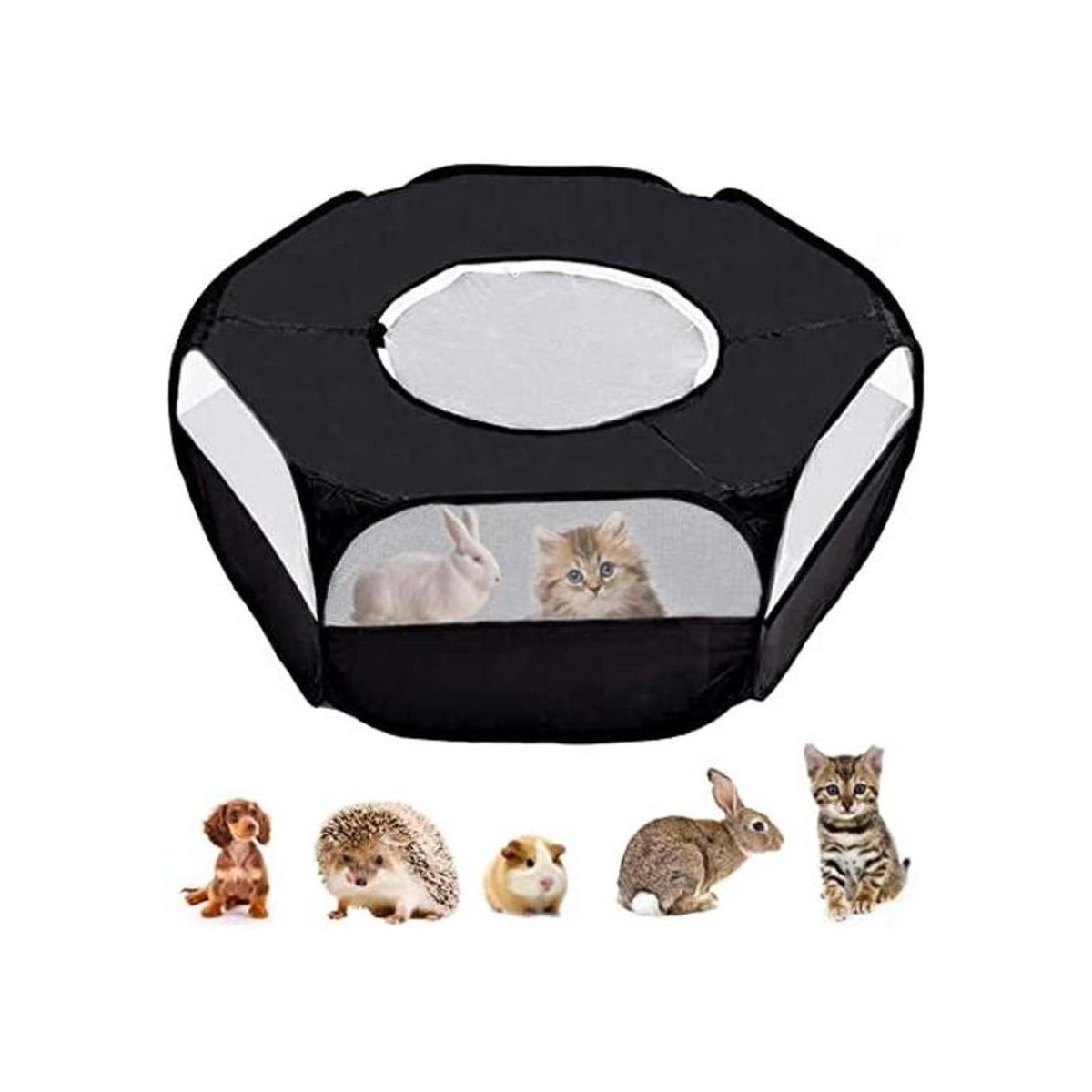 LISINAN Parque de juegos portátil para animales pequeños