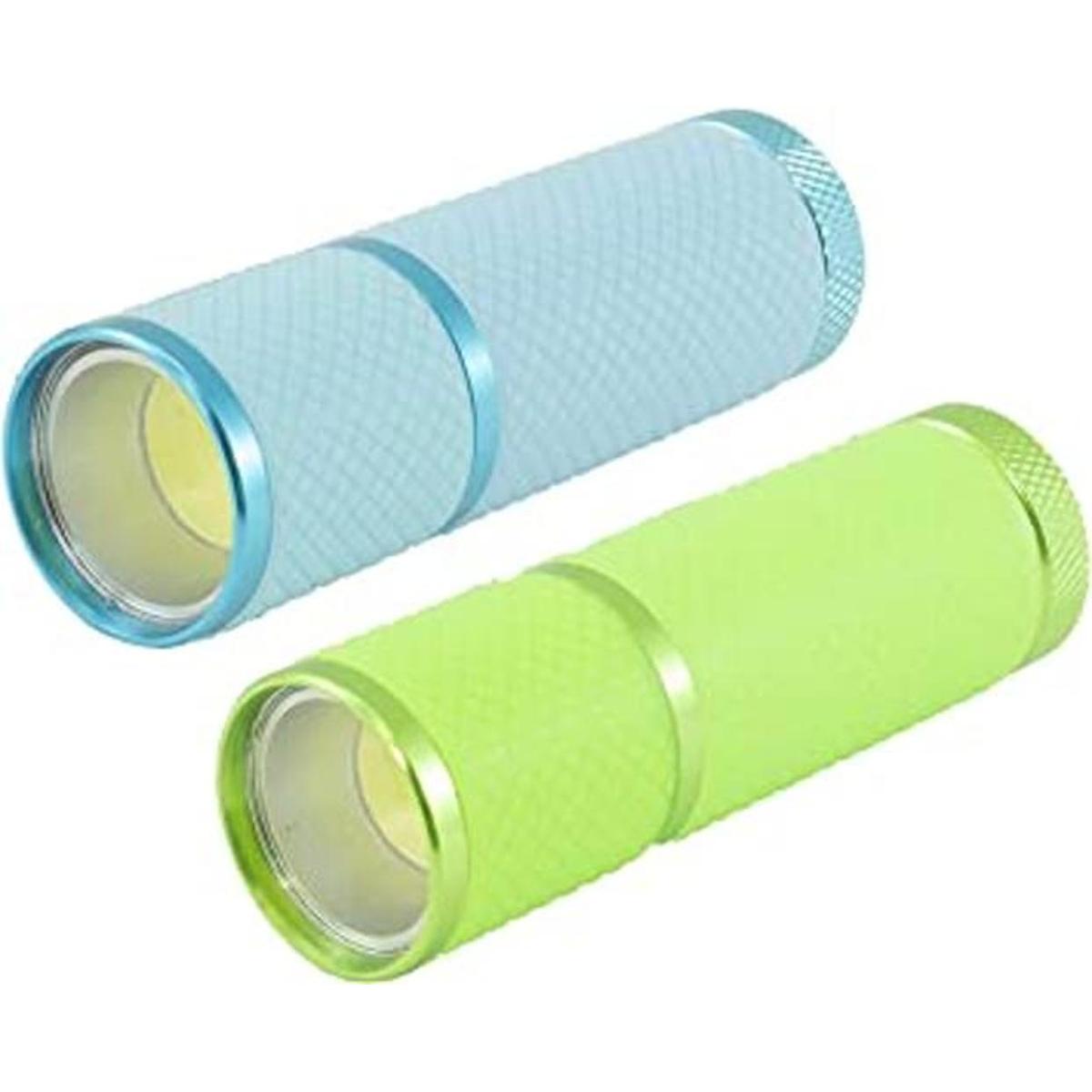 LitezAll Linterna LED para niños 2 unidades luz verde y